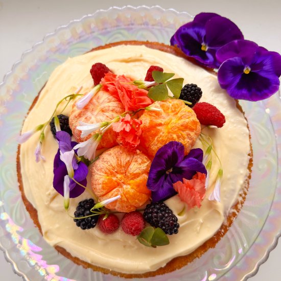 Orange & Flora Tea Cake