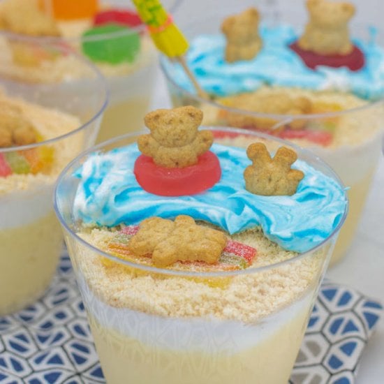 Beach Bear Dirt Cups