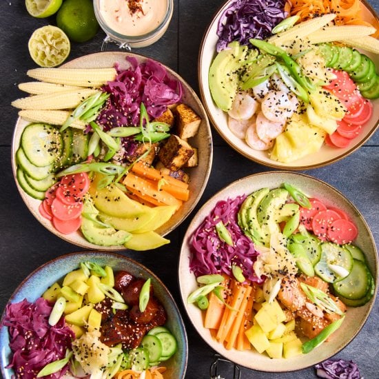 Poke Sushi Bowls