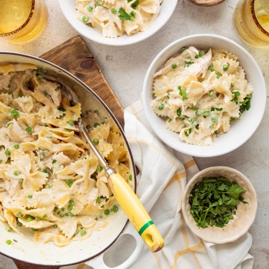 Boursin Lemon Pasta with Chicken