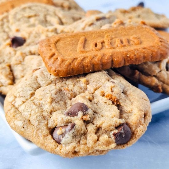 Biscoff Chocolate Chip Cookies