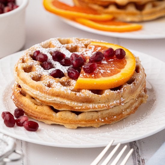 Orange Waffles