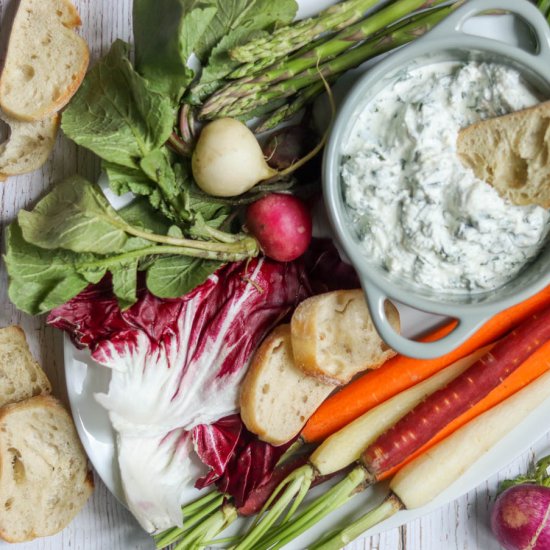 Spring Crudite Platter