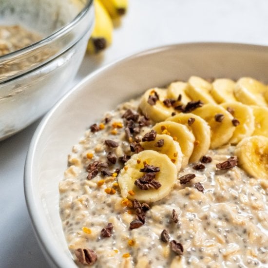 Banana Chia Overnight Oats