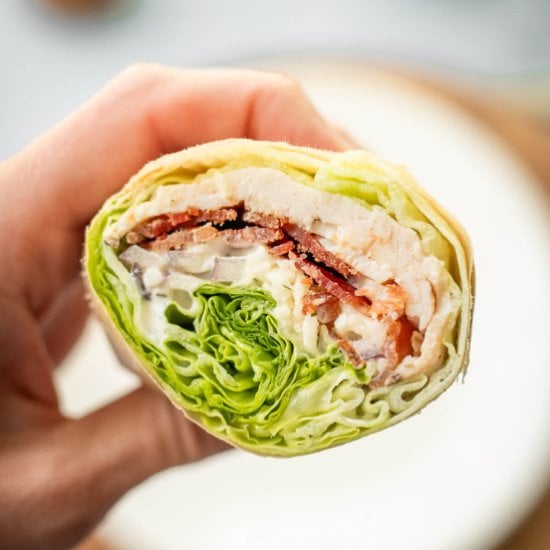 Ranch Chicken Lettuce Wraps