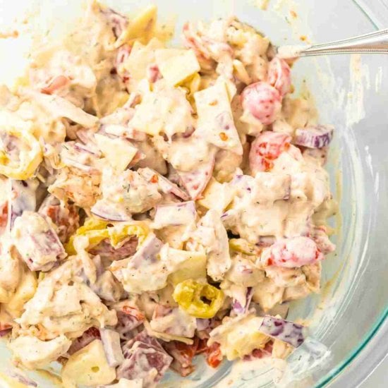 Italian Grinder Chicken Salad