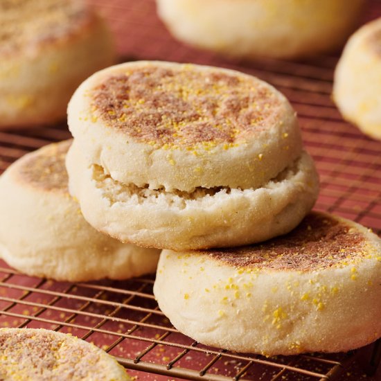 Sourdough Discard English Muffins