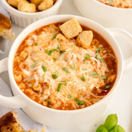 Chicken Parmesan Soup