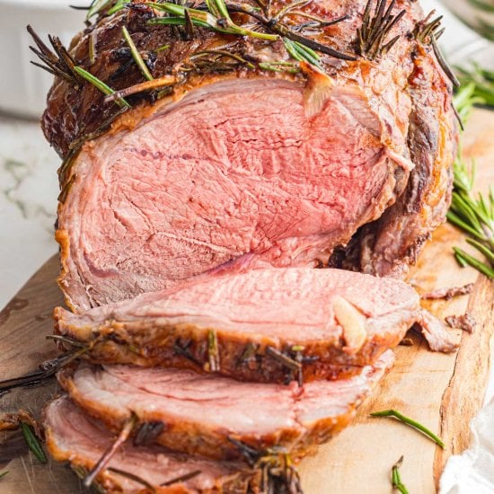 Roasted Boneless Leg of Lamb