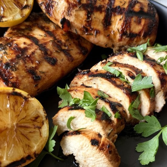 The Best Marinated Grilled Chicken
