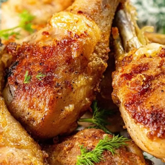 Oven Fried Chicken Drumsticks