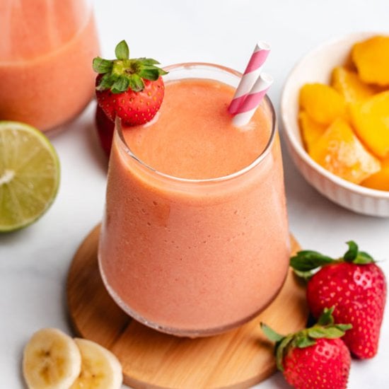 Mango Strawberry Banana Smoothie
