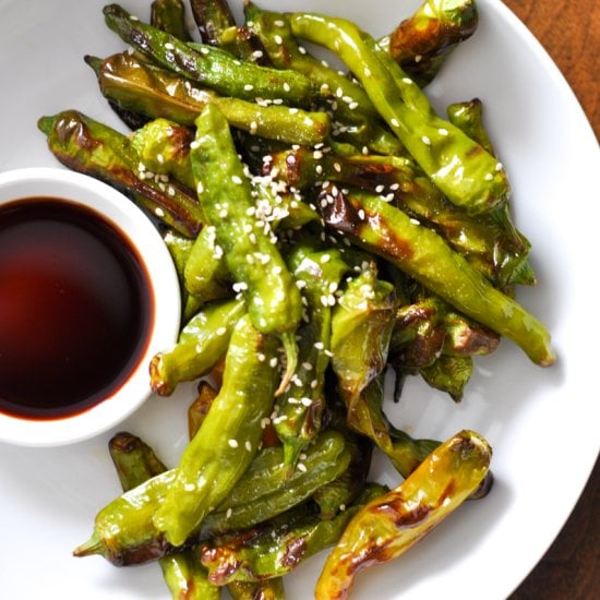 Air Fried Shishito Peppers