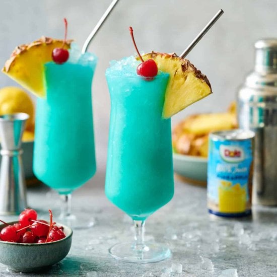 Blue Hawaii Mocktail
