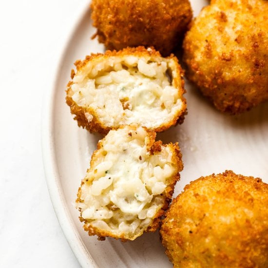Crispy Boursin Arancini