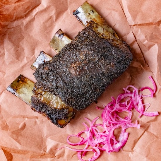 Texas-Style Smoked Beef Short Ribs