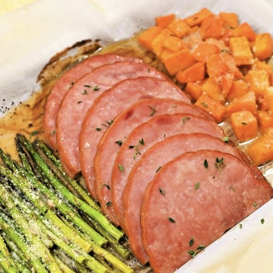 Low Carb Sheet Pan Easter Dinner