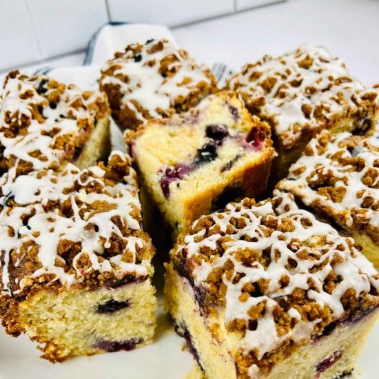 Blueberry Cream Cheese Coffee Cake