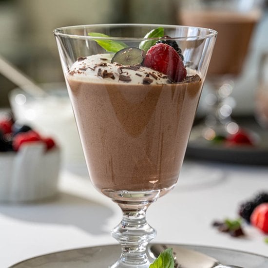 Dark Chocolate Panna Cotta