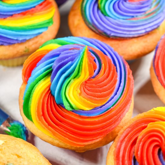 Rainbow Buttercream