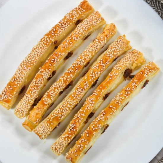 Puff Pastry Anchovy Sticks