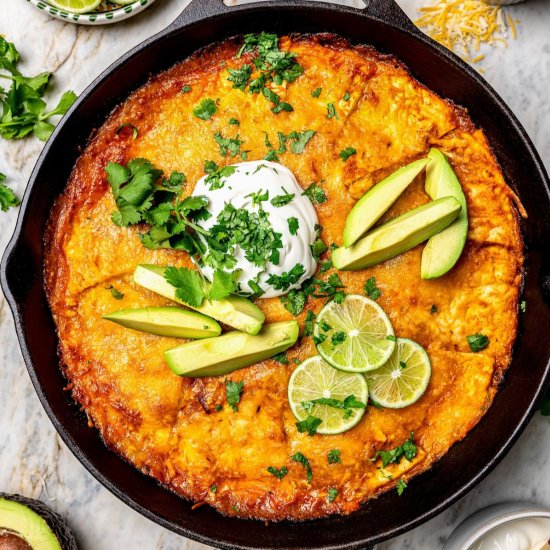 Chicken Enchilada Skillet