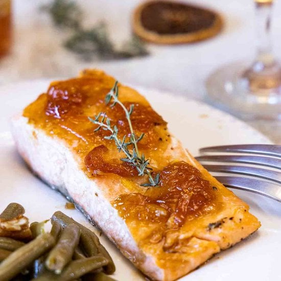 Orange Marmalade Salmon