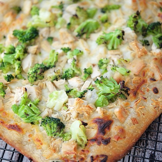 Chicken and Broccoli Flatbread