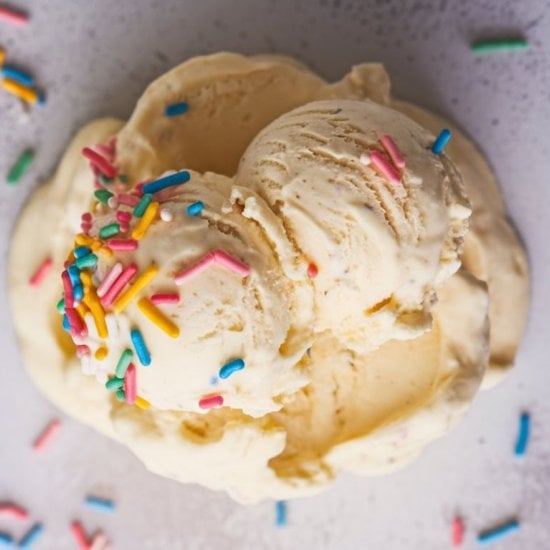 Banana Cottage Cheese Ice Cream