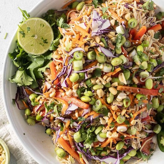 Noodle Salad with Peanut Dressing