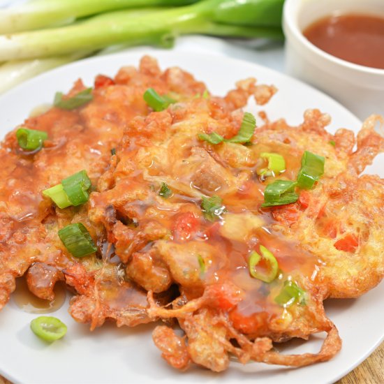 Keto Chicken Egg Foo Young