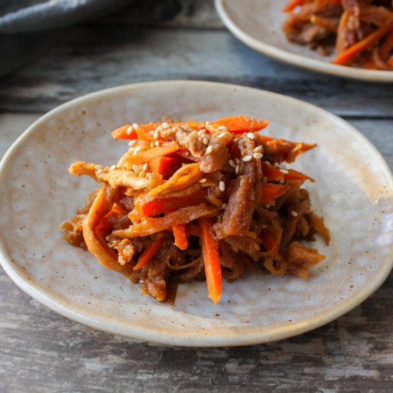 Simmered Kiriboshi Daikon
