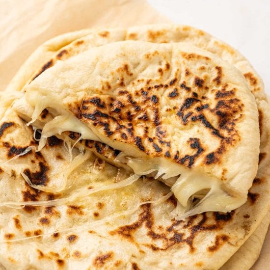 Cheese Stuffed Naan Bread