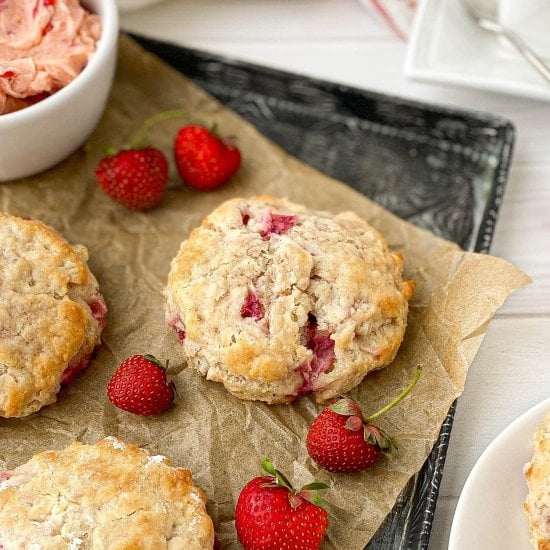 Strawberry Biscuits