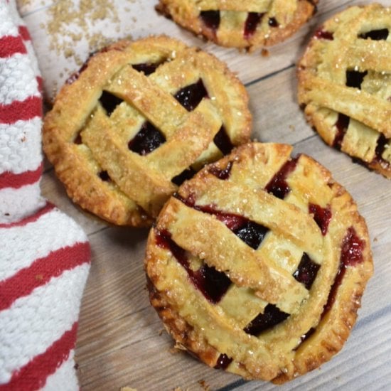 Apple and Cherry Hand Pies