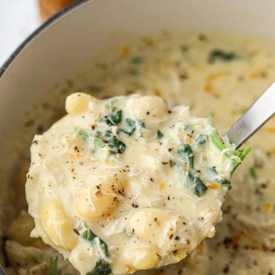 Creamy Chicken Gnocchi Soup