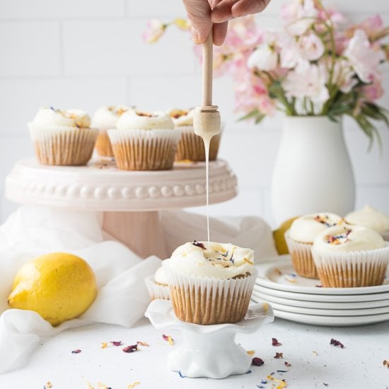Honey Lemon Cupcakes