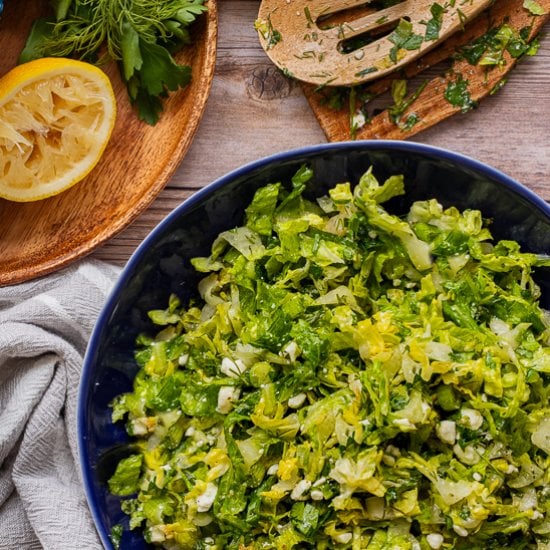 Maroulosalata (Greek Lettuce Salad)