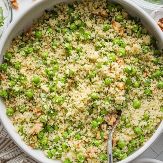 Couscous Salad with Peas