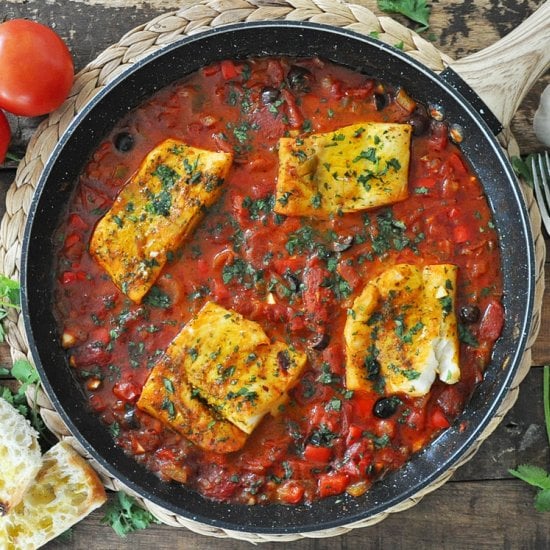 Mediterranean White Fish Shakshuka