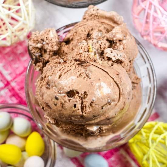 Mini Egg Easter Ice Cream