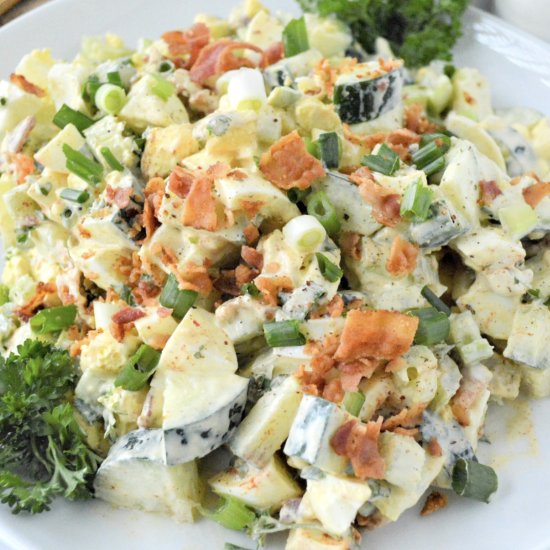 Low Carb Cucumber Egg Salad Recipe