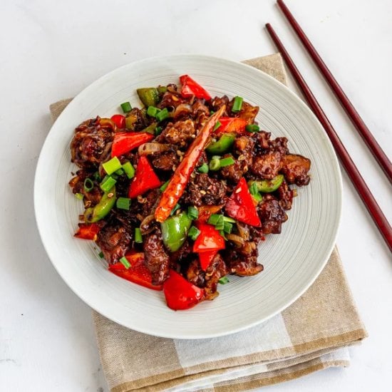 Quick  Easy Szechuan Chicken Stir