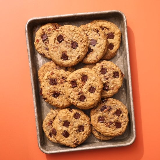 Salted Maple Oatmeal Cookies