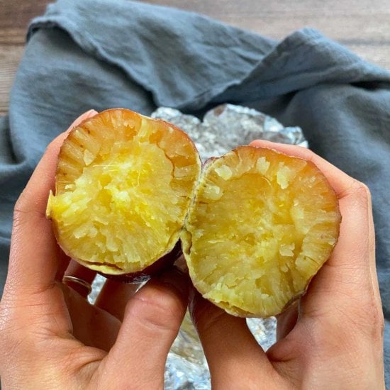 Yakiimo Baked Japanese Sweet Potatoes
