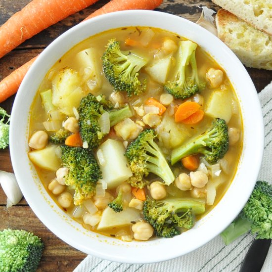 My Mother’s Potato & Broccoli Soup