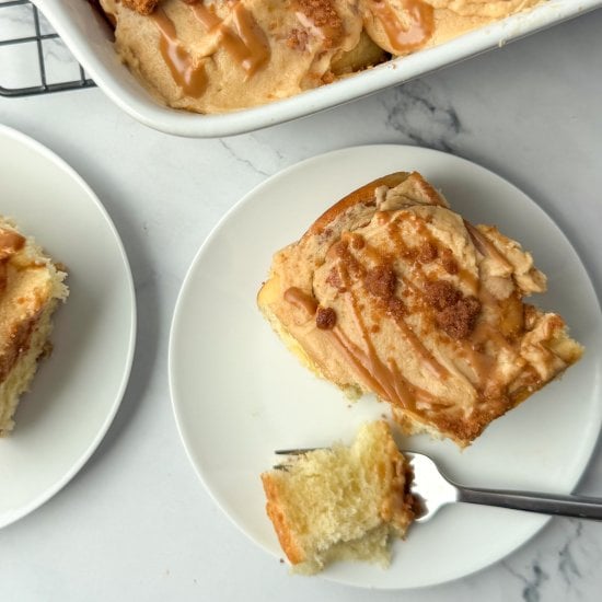Biscoff Cinnamon Rolls