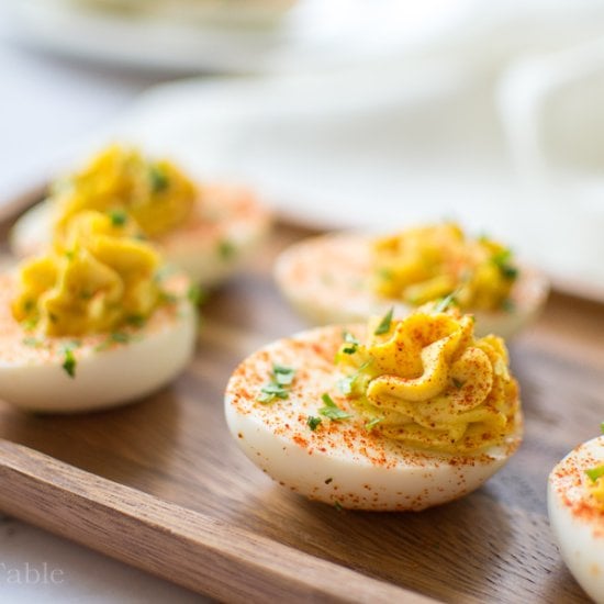 Curried Deviled Eggs