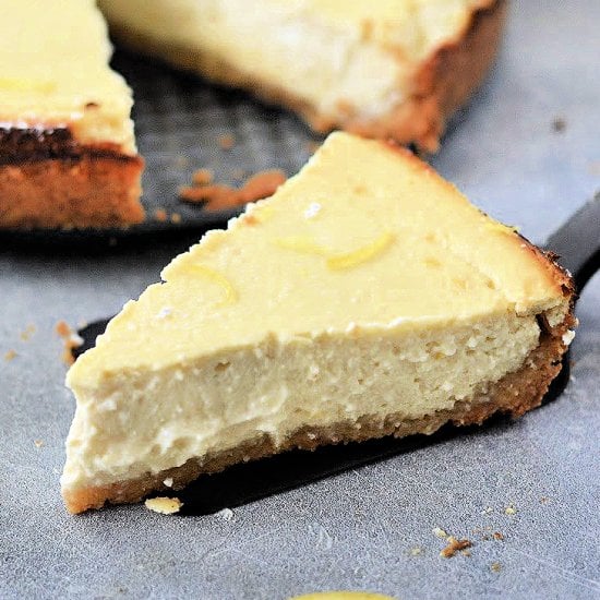 Keto High Protein Lemon Cheesecake