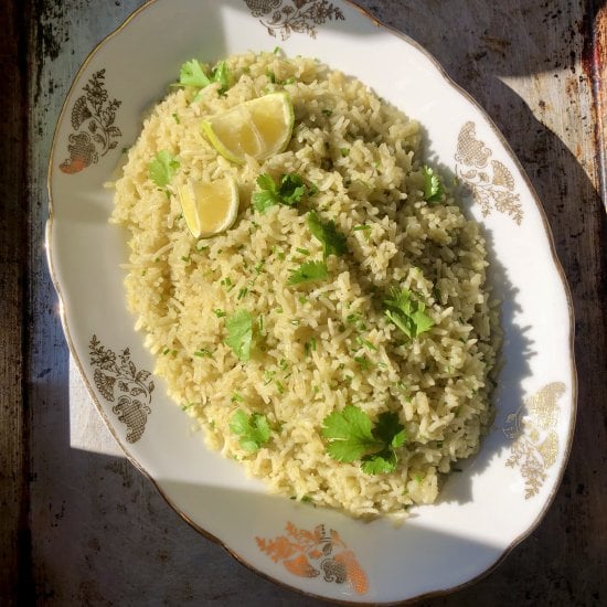Restaurant-Style Cilantro Lime Rice